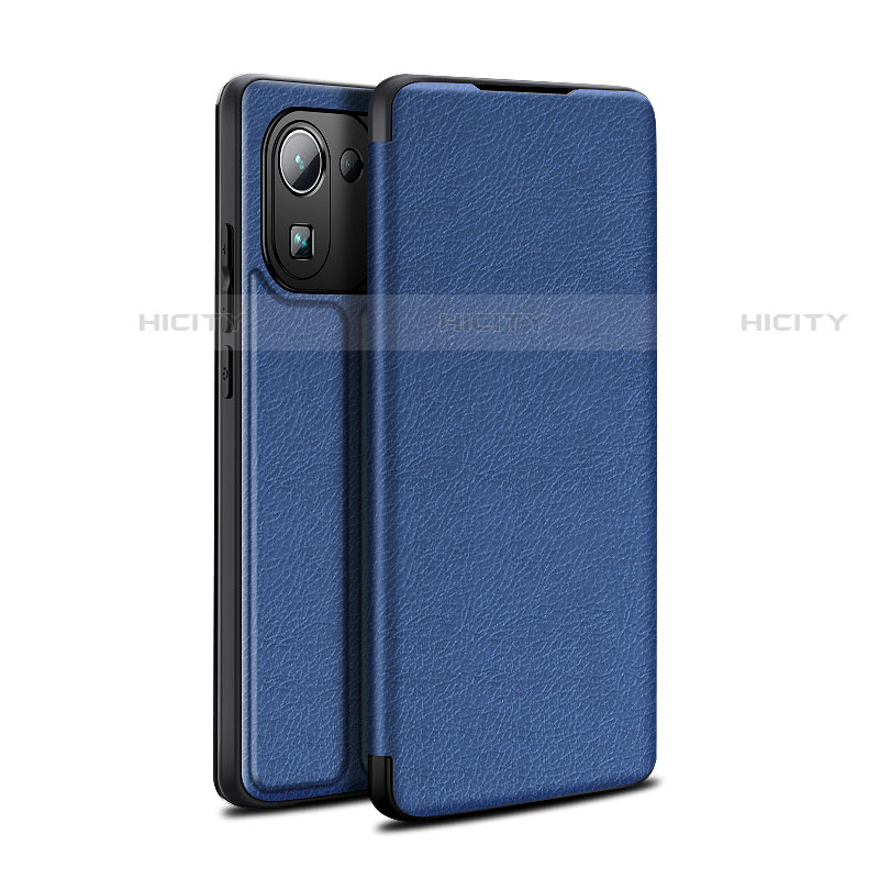 Handytasche Stand Schutzhülle Flip Leder Hülle L11 für Xiaomi Mi 11 Pro 5G Blau