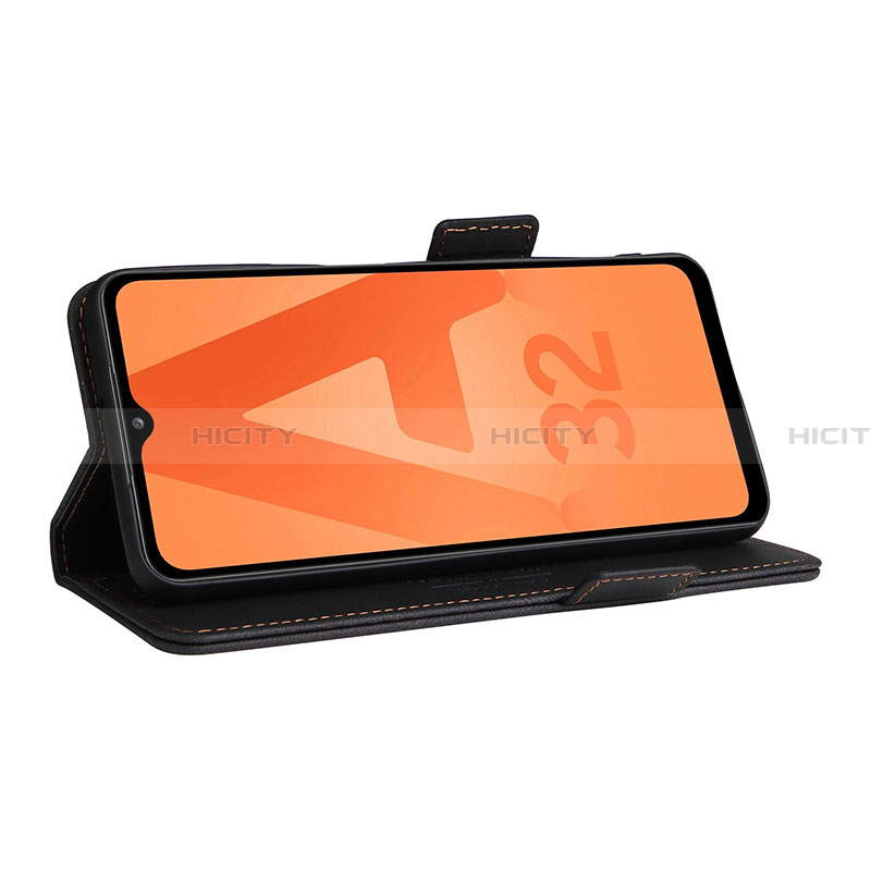 Handytasche Stand Schutzhülle Flip Leder Hülle L11Z für Samsung Galaxy A32 4G groß