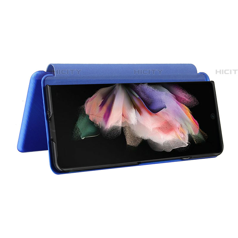 Handytasche Stand Schutzhülle Flip Leder Hülle L11Z für Samsung Galaxy Z Fold4 5G