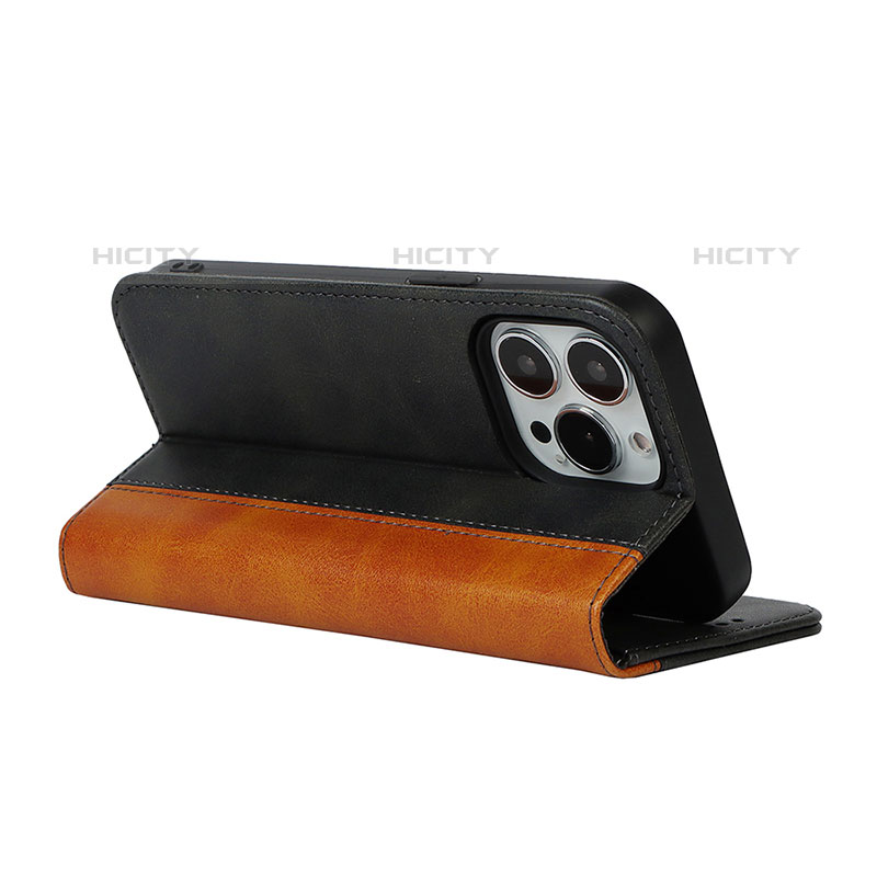 Handytasche Stand Schutzhülle Flip Leder Hülle L12 für Apple iPhone 15 Pro