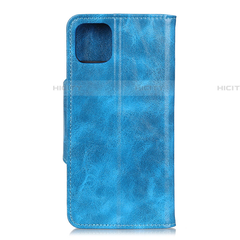 Handytasche Stand Schutzhülle Flip Leder Hülle L12 für Samsung Galaxy A71 5G Hellblau