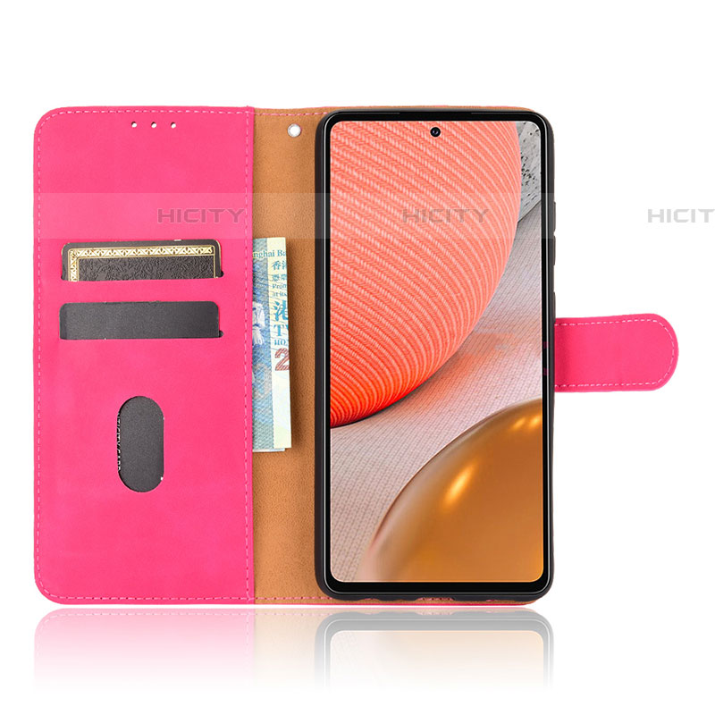 Handytasche Stand Schutzhülle Flip Leder Hülle L12Z für Samsung Galaxy A72 4G