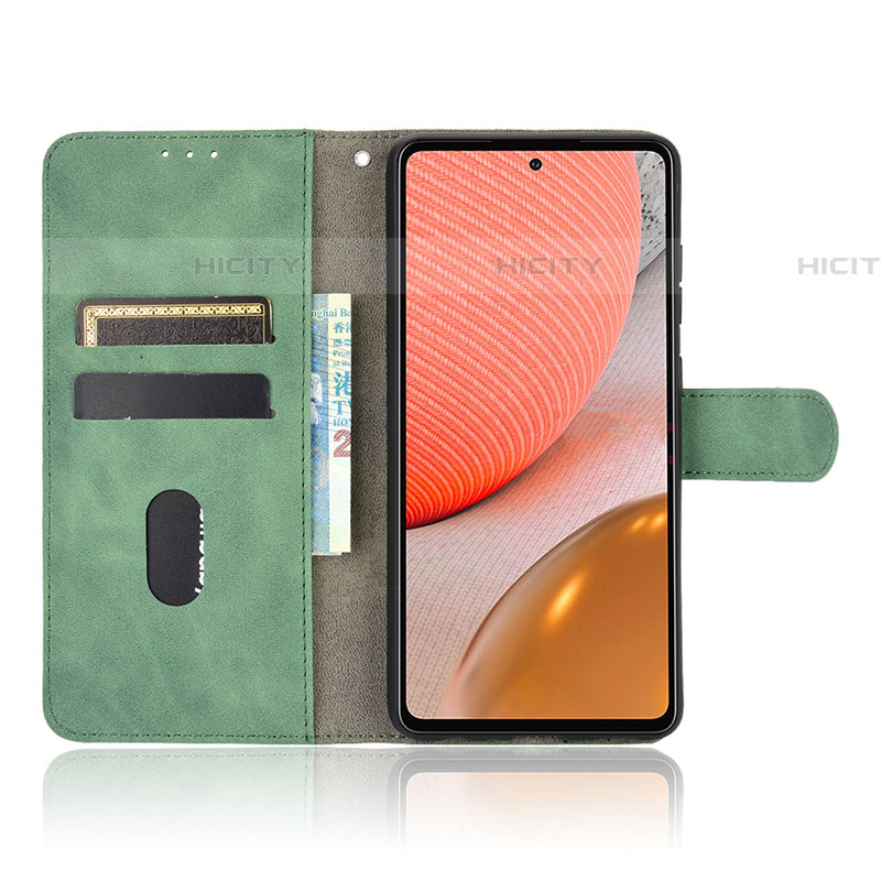 Handytasche Stand Schutzhülle Flip Leder Hülle L12Z für Samsung Galaxy A72 5G groß