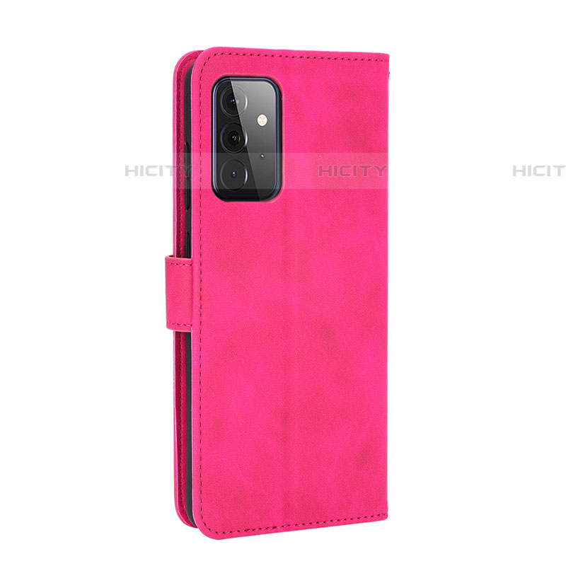 Handytasche Stand Schutzhülle Flip Leder Hülle L12Z für Samsung Galaxy A72 5G Pink Plus