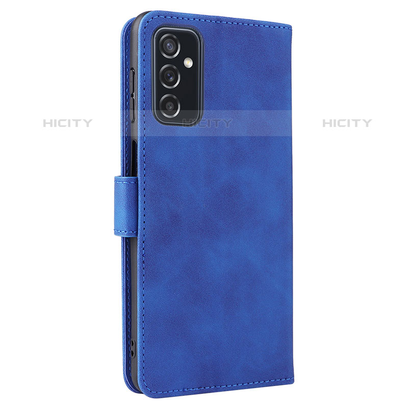 Handytasche Stand Schutzhülle Flip Leder Hülle L12Z für Samsung Galaxy M52 5G Blau