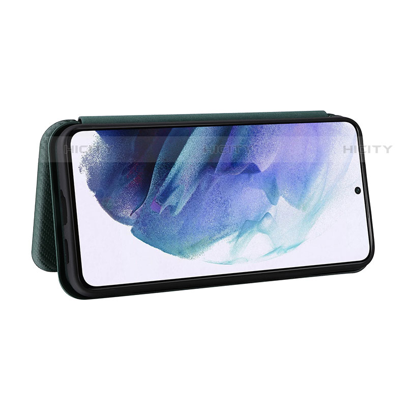 Handytasche Stand Schutzhülle Flip Leder Hülle L12Z für Samsung Galaxy S21 FE 5G groß