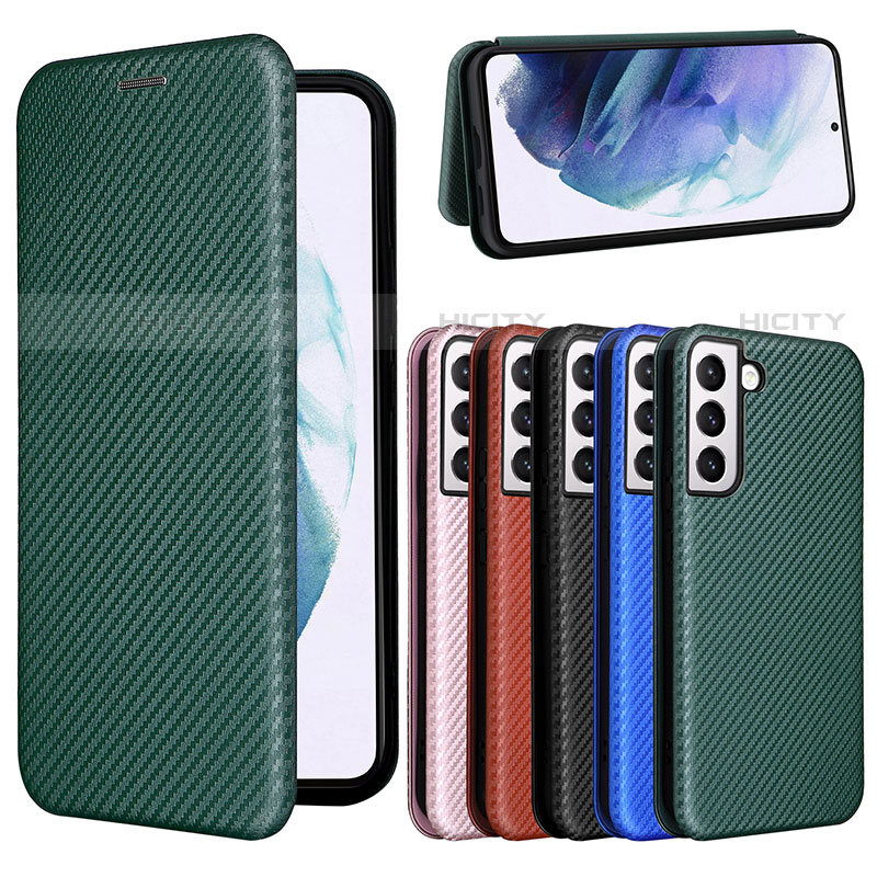 Handytasche Stand Schutzhülle Flip Leder Hülle L12Z für Samsung Galaxy S21 Plus 5G