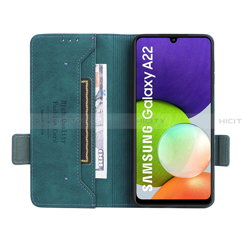 Handytasche Stand Schutzhülle Flip Leder Hülle L13Z für Samsung Galaxy A22 4G