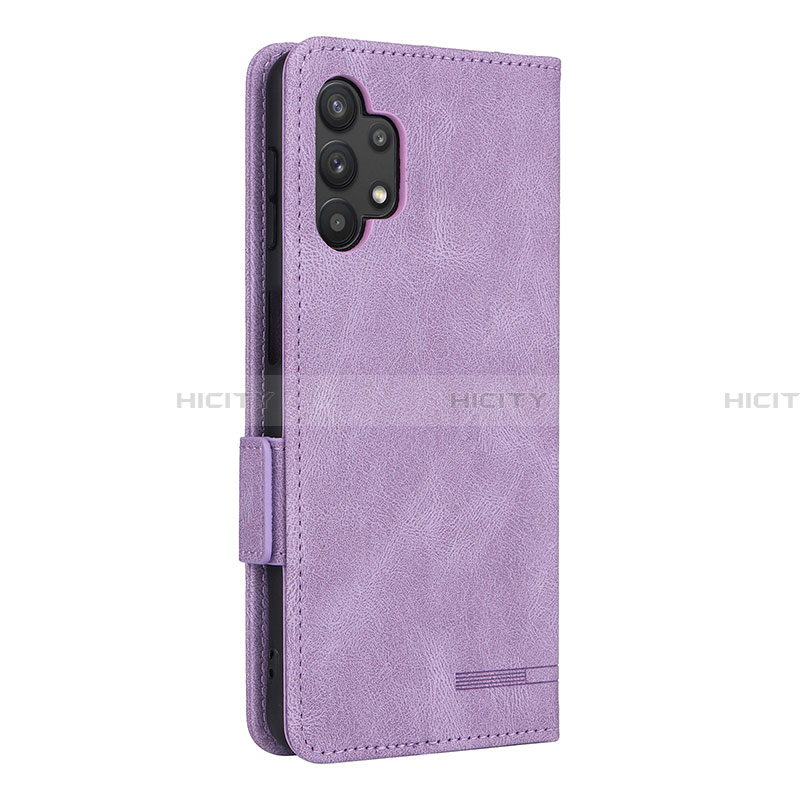 Handytasche Stand Schutzhülle Flip Leder Hülle L13Z für Samsung Galaxy A32 5G Violett