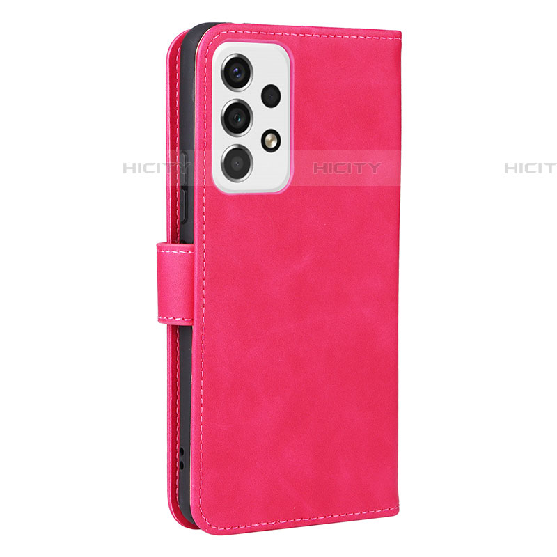 Handytasche Stand Schutzhülle Flip Leder Hülle L13Z für Samsung Galaxy A53 5G Pink