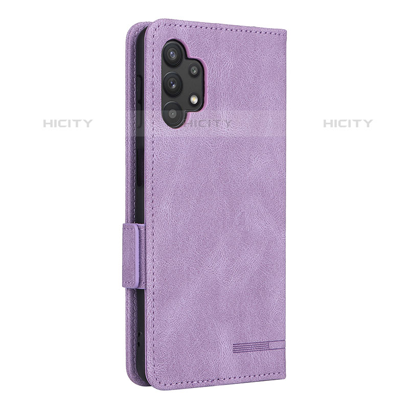 Handytasche Stand Schutzhülle Flip Leder Hülle L13Z für Samsung Galaxy M32 5G Violett