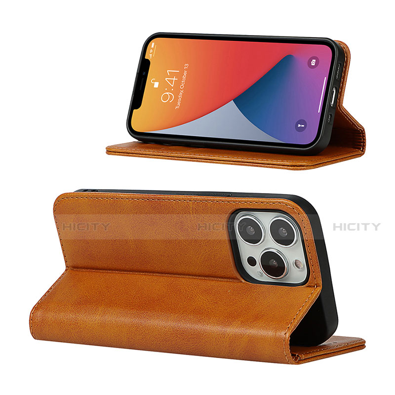 Handytasche Stand Schutzhülle Flip Leder Hülle L14 für Apple iPhone 13 Pro groß