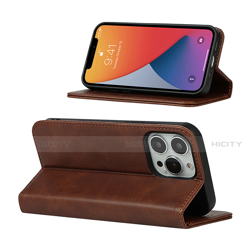 Handytasche Stand Schutzhülle Flip Leder Hülle L14 für Apple iPhone 13 Pro groß