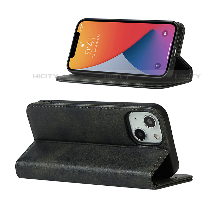 Handytasche Stand Schutzhülle Flip Leder Hülle L14 für Apple iPhone 14 Plus groß