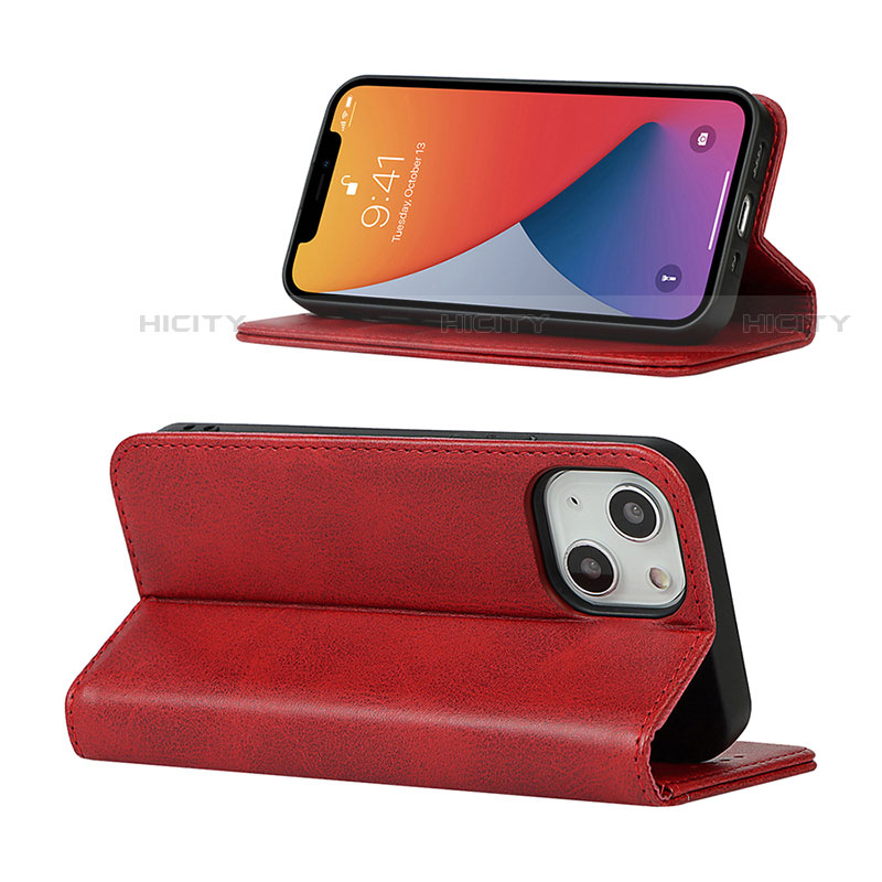 Handytasche Stand Schutzhülle Flip Leder Hülle L14 für Apple iPhone 14 Plus