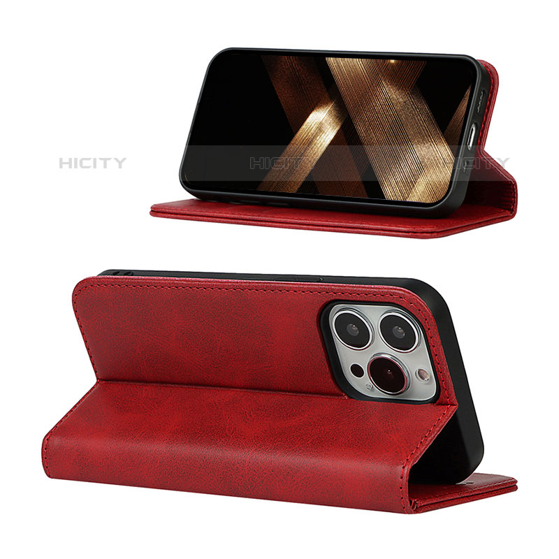 Handytasche Stand Schutzhülle Flip Leder Hülle L14 für Apple iPhone 15 Pro