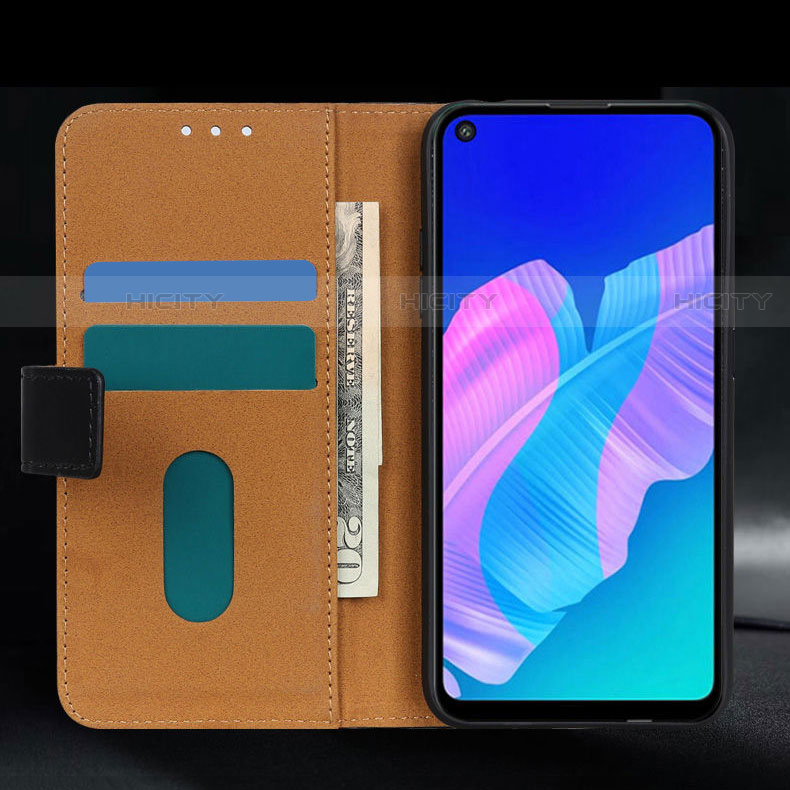 Handytasche Stand Schutzhülle Flip Leder Hülle L14 für Huawei Y7p