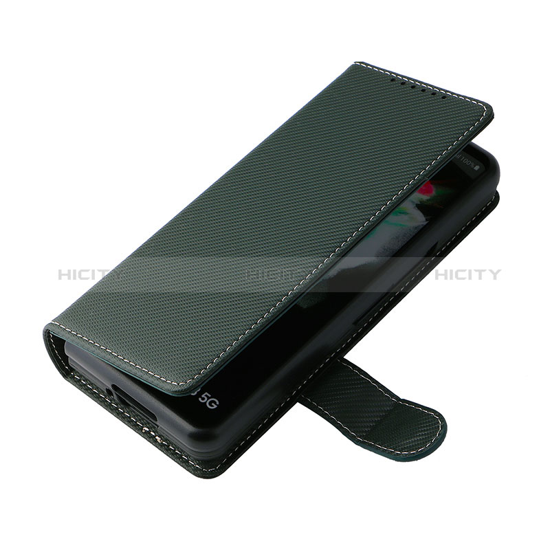 Handytasche Stand Schutzhülle Flip Leder Hülle L14Z für Samsung Galaxy Z Fold3 5G groß