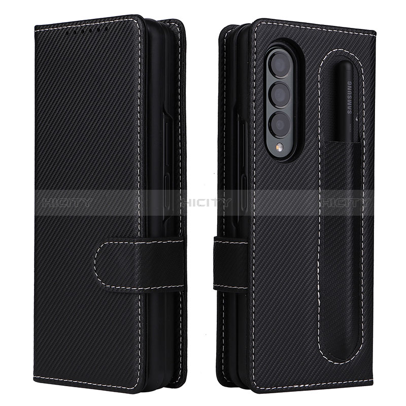 Handytasche Stand Schutzhülle Flip Leder Hülle L14Z für Samsung Galaxy Z Fold3 5G groß