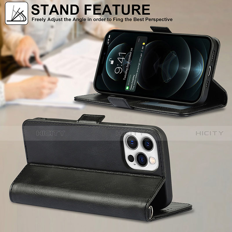 Handytasche Stand Schutzhülle Flip Leder Hülle L15 für Apple iPhone 13 Pro