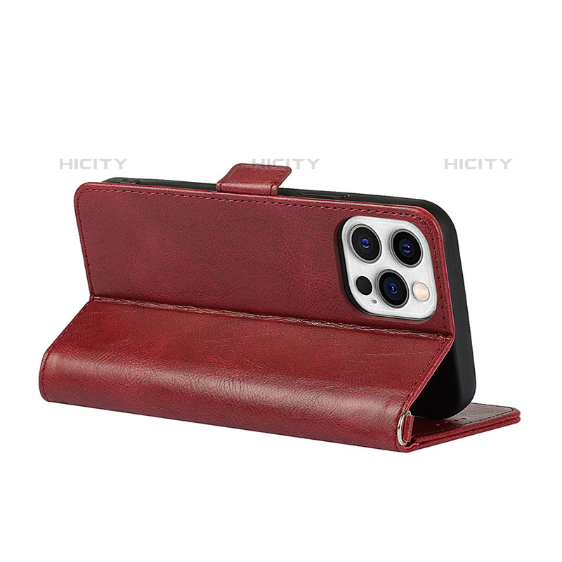 Handytasche Stand Schutzhülle Flip Leder Hülle L15 für Apple iPhone 15 Pro groß