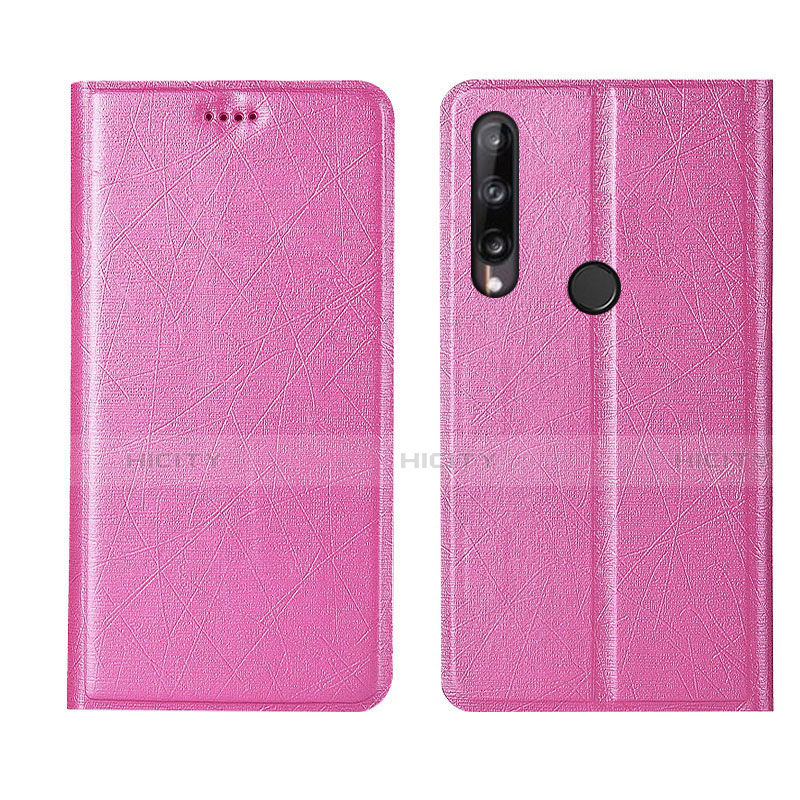 Handytasche Stand Schutzhülle Flip Leder Hülle L15 für Huawei Honor 9C Rosa