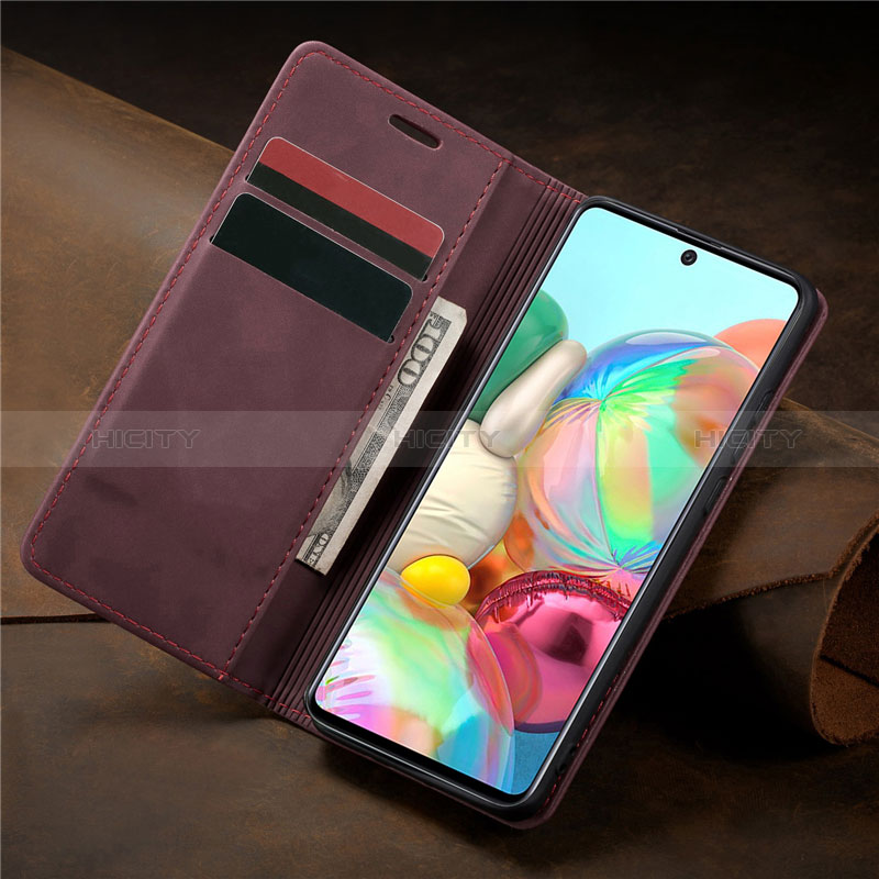 Handytasche Stand Schutzhülle Flip Leder Hülle L15 für Samsung Galaxy A71 4G A715