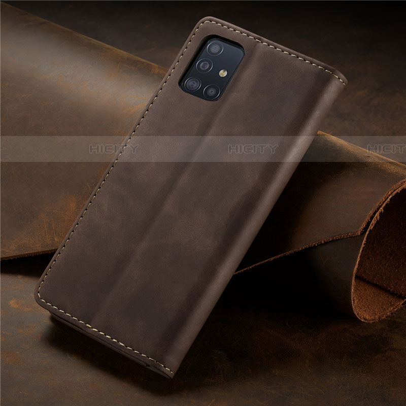 Handytasche Stand Schutzhülle Flip Leder Hülle L15 für Samsung Galaxy A71 5G