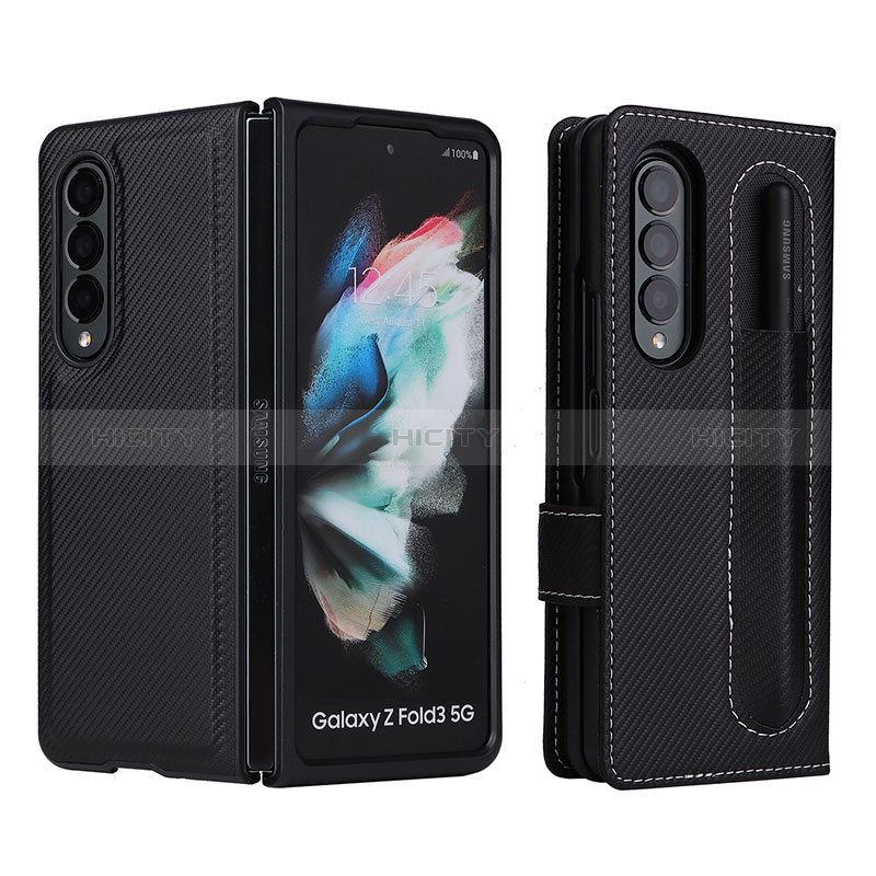 Handytasche Stand Schutzhülle Flip Leder Hülle L15Z für Samsung Galaxy Z Fold3 5G groß