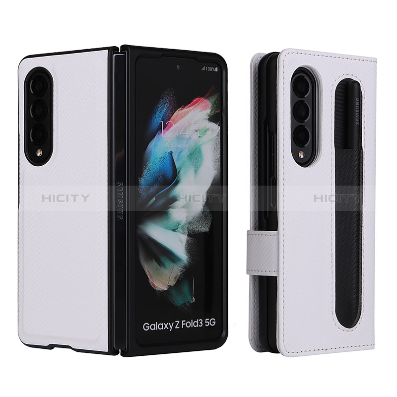 Handytasche Stand Schutzhülle Flip Leder Hülle L15Z für Samsung Galaxy Z Fold3 5G groß