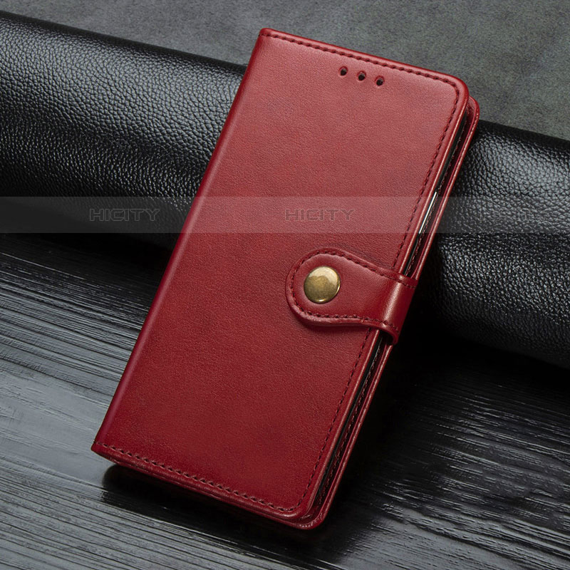 Handytasche Stand Schutzhülle Flip Leder Hülle L16 für Huawei Y7p Rot