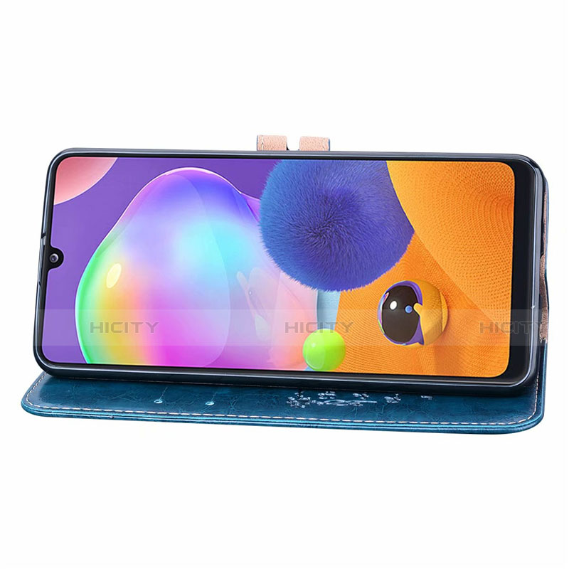 Handytasche Stand Schutzhülle Flip Leder Hülle L16 für Samsung Galaxy A31 groß