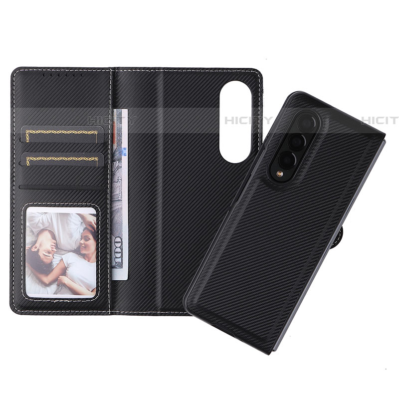 Handytasche Stand Schutzhülle Flip Leder Hülle L16Z für Samsung Galaxy Z Fold4 5G