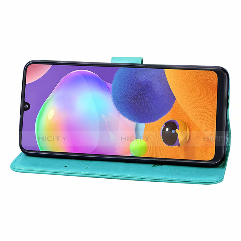 Handytasche Stand Schutzhülle Flip Leder Hülle L17 für Samsung Galaxy A31 groß