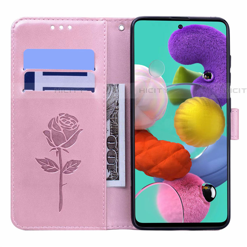 Handytasche Stand Schutzhülle Flip Leder Hülle L17 für Samsung Galaxy A51 5G groß