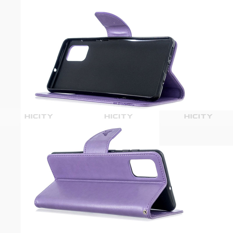 Handytasche Stand Schutzhülle Flip Leder Hülle L17 für Samsung Galaxy A71 4G A715 groß