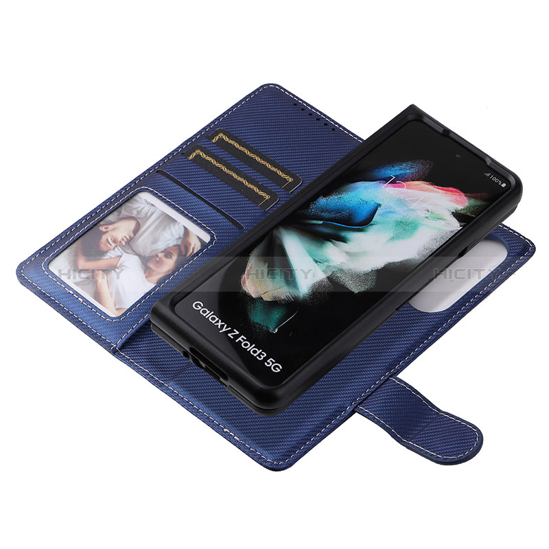 Handytasche Stand Schutzhülle Flip Leder Hülle L17Z für Samsung Galaxy Z Fold3 5G