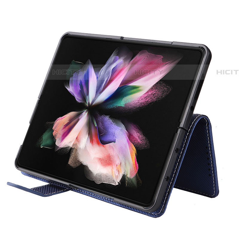 Handytasche Stand Schutzhülle Flip Leder Hülle L17Z für Samsung Galaxy Z Fold4 5G