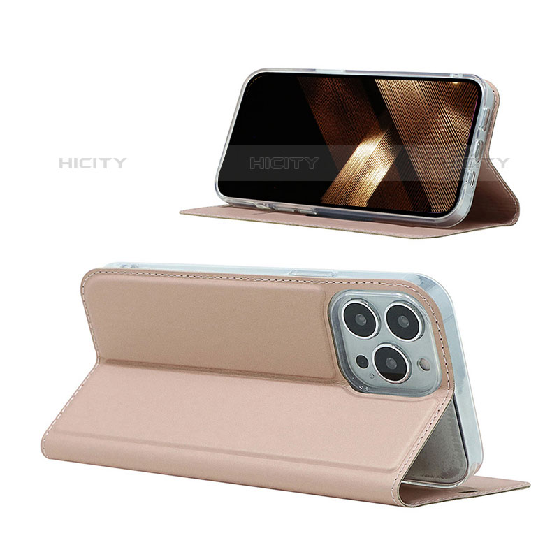 Handytasche Stand Schutzhülle Flip Leder Hülle L18 für Apple iPhone 15 Pro