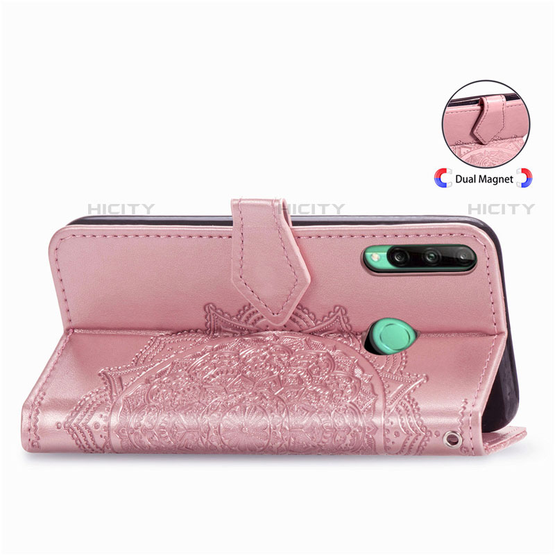 Handytasche Stand Schutzhülle Flip Leder Hülle L18 für Huawei Y7p groß