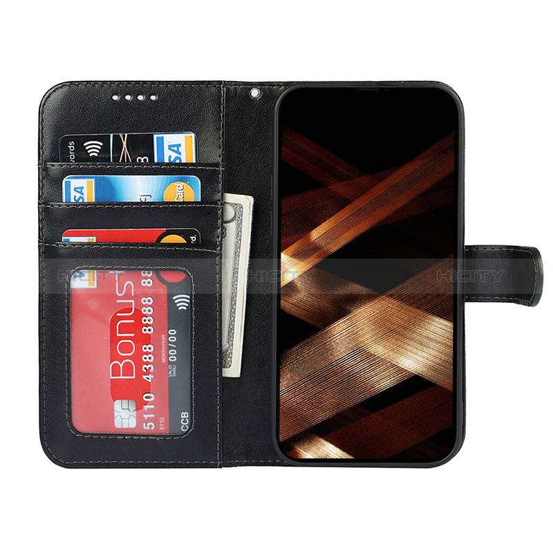 Handytasche Stand Schutzhülle Flip Leder Hülle L19 für Apple iPhone 14 Pro Max groß