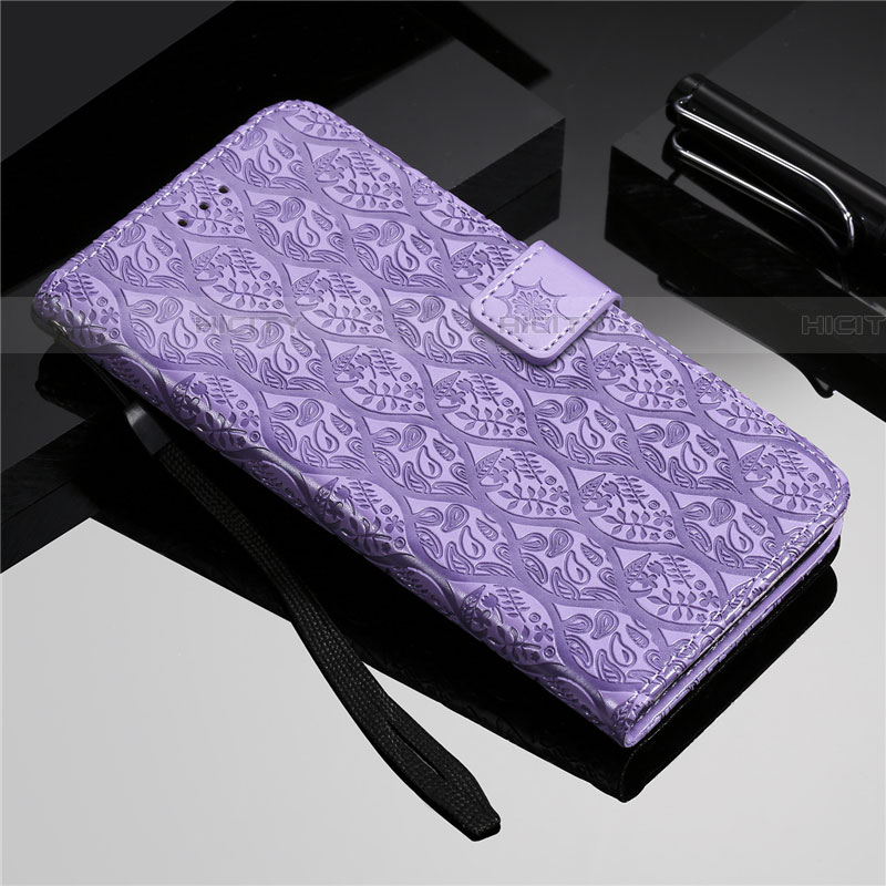 Handytasche Stand Schutzhülle Flip Leder Hülle L19 für Samsung Galaxy A51 5G Violett Plus