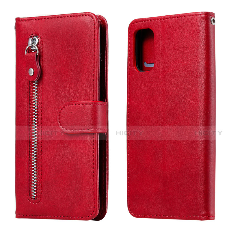 Handytasche Stand Schutzhülle Flip Leder Hülle L20 für Samsung Galaxy A41 Rot