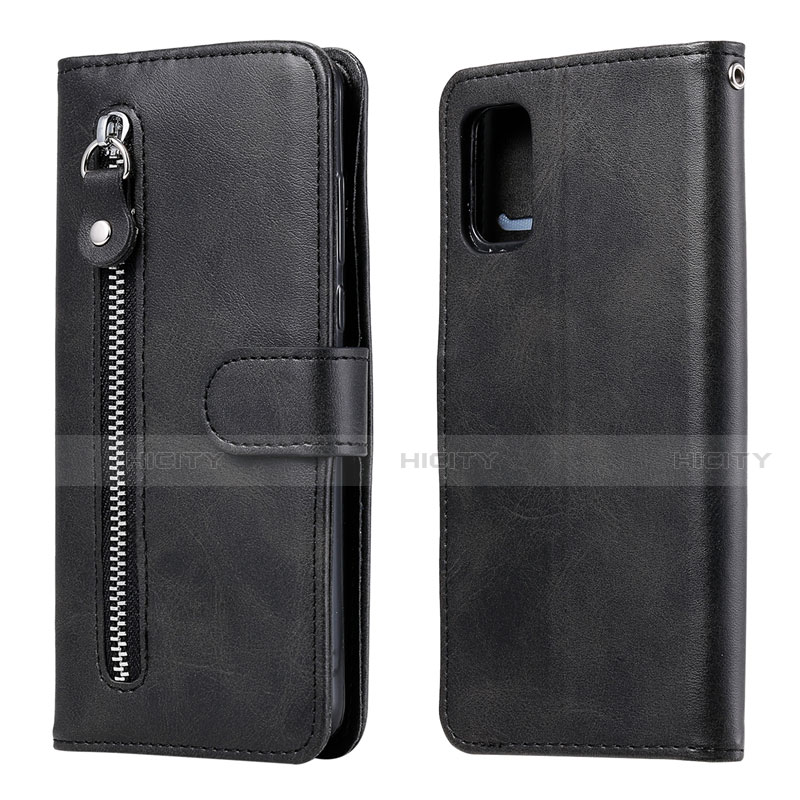 Handytasche Stand Schutzhülle Flip Leder Hülle L20 für Samsung Galaxy A41 Schwarz