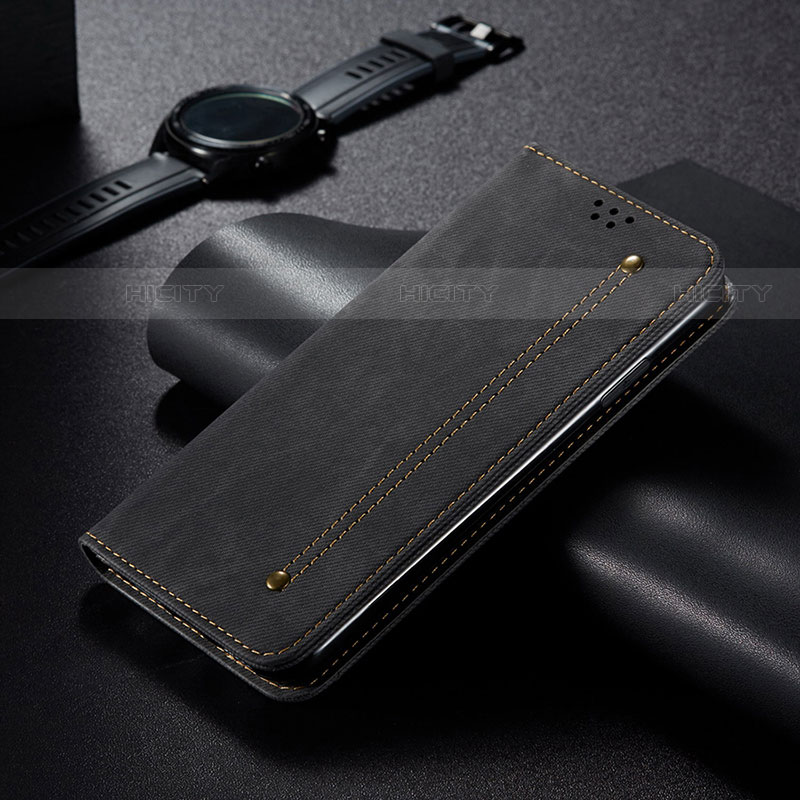 Handytasche Stand Schutzhülle Flip Leder Hülle L22 für Apple iPhone 13 Schwarz Plus