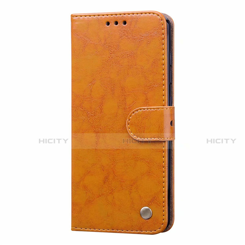 Handytasche Stand Schutzhülle Flip Leder Hülle L22 für Samsung Galaxy A41 Orange