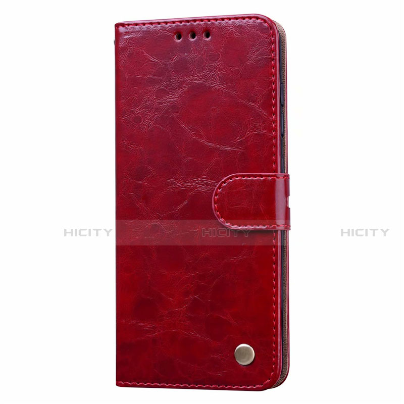 Handytasche Stand Schutzhülle Flip Leder Hülle L22 für Samsung Galaxy A41 Rot