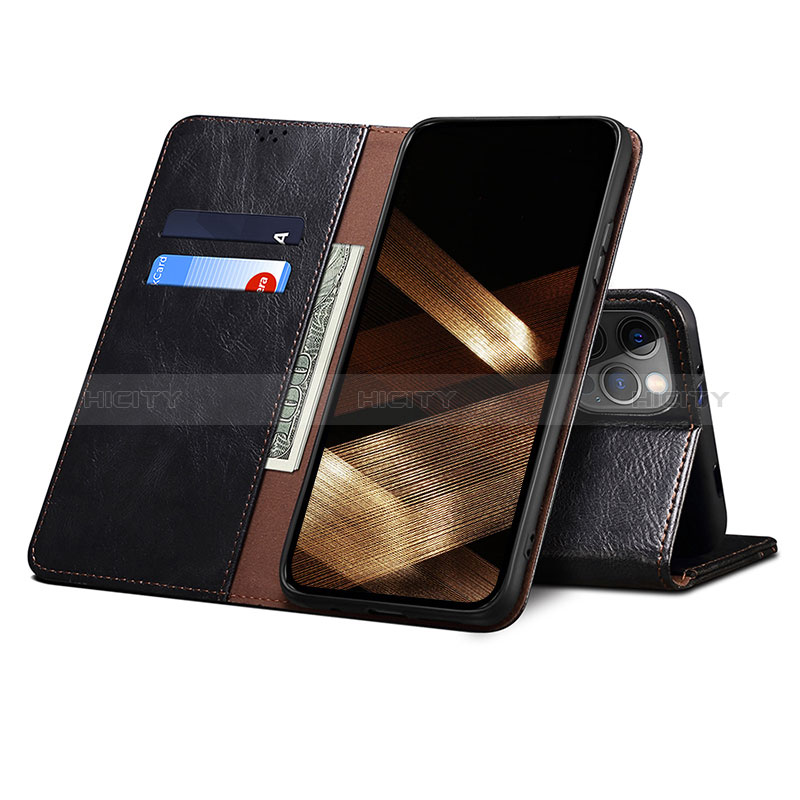 Handytasche Stand Schutzhülle Flip Leder Hülle L23 für Apple iPhone 14 Pro Max groß