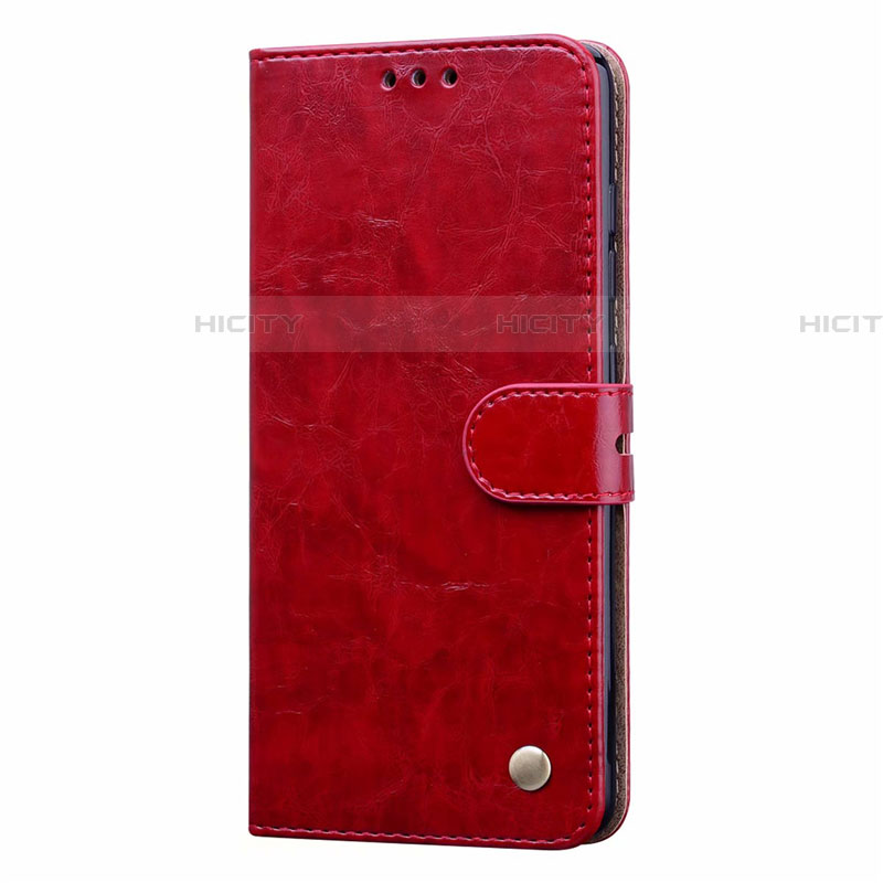 Handytasche Stand Schutzhülle Flip Leder Hülle L23 für Samsung Galaxy A71 5G Rot