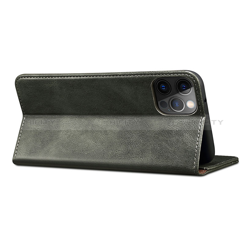 Handytasche Stand Schutzhülle Flip Leder Hülle L24 für Apple iPhone 14 Pro groß